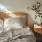 Ecru Beige Heavy Weight Linen Top Sheet