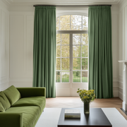 Forest Green Pencil Pleat Curtains