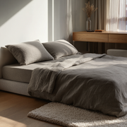 Heavy Weight Natural Linen Fitted Sheet