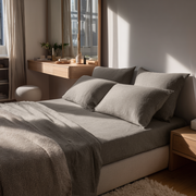 Heavy Weight Natural Linen Fitted Sheet