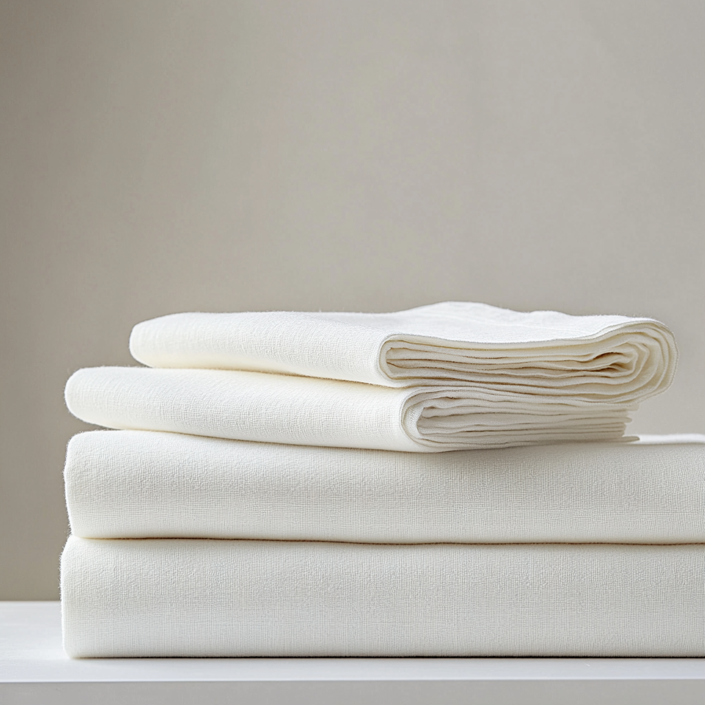 Heavy Weight Off-White Linen Sheet Set