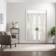 Off-White Heavyweight Linen French Door Curtains