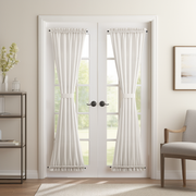 Off-White Heavyweight Linen French Door Curtains