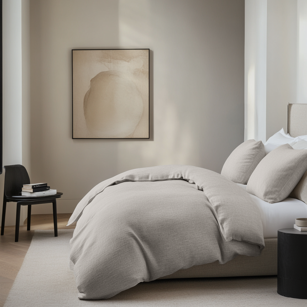 Natural Linen Duvet Cover