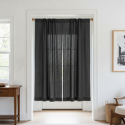 Charcoal Linen Noren Curtain