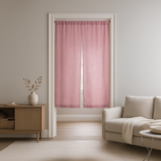 Dusty Rose Linen Noren Curtain