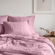 Dusty Rose Linen Sheet Set