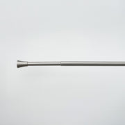 Matte Nickel Adjustable Metal Curtain Rod