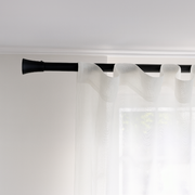 Black Adjustable Metal Curtain Rod