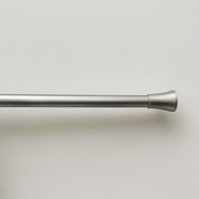 Matte Nickel Adjustable Metal Curtain Rod
