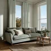 Mint Green Velvet Blackout Grommet Curtain