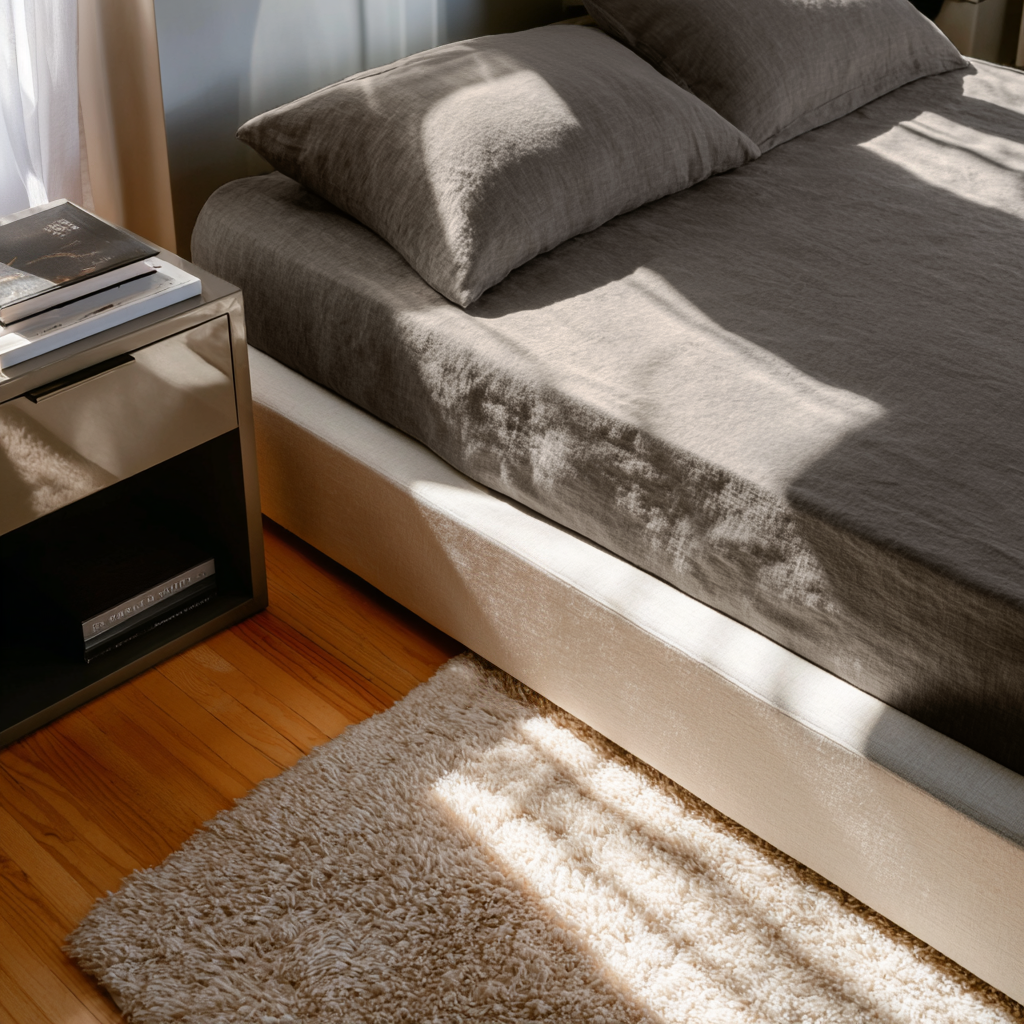 Heavy Weight Natural Linen Fitted Sheet