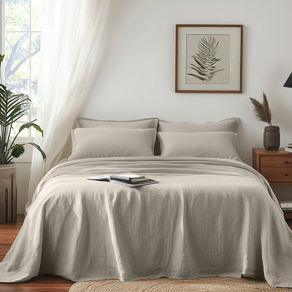 Natural Linen Sheet Set