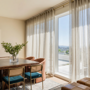 Natural Sheer Linen Grommet Curtains