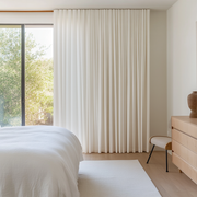 Off-White Ivory Bedroom Curtains