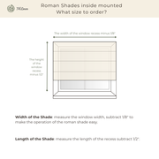 Roman Shades Inside Mounted