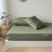 Sage Linen Fitted Sheet