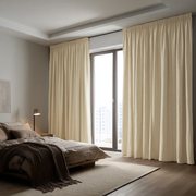 Thermal Pencil Pleat Linen Curtain