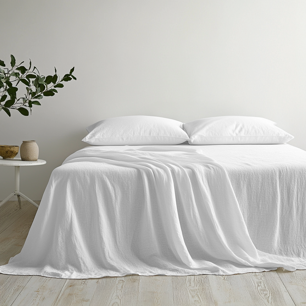 White Top Linen Sheet