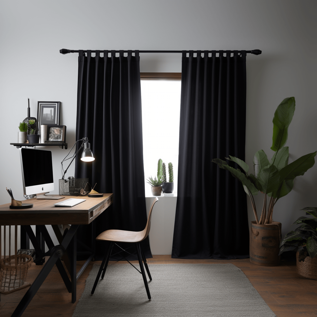Black curtain deals lining