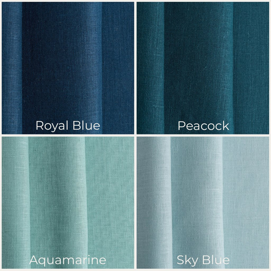 Set of Linen Fabric Samples – 25 Linen Colors & 6 Lining Swatches