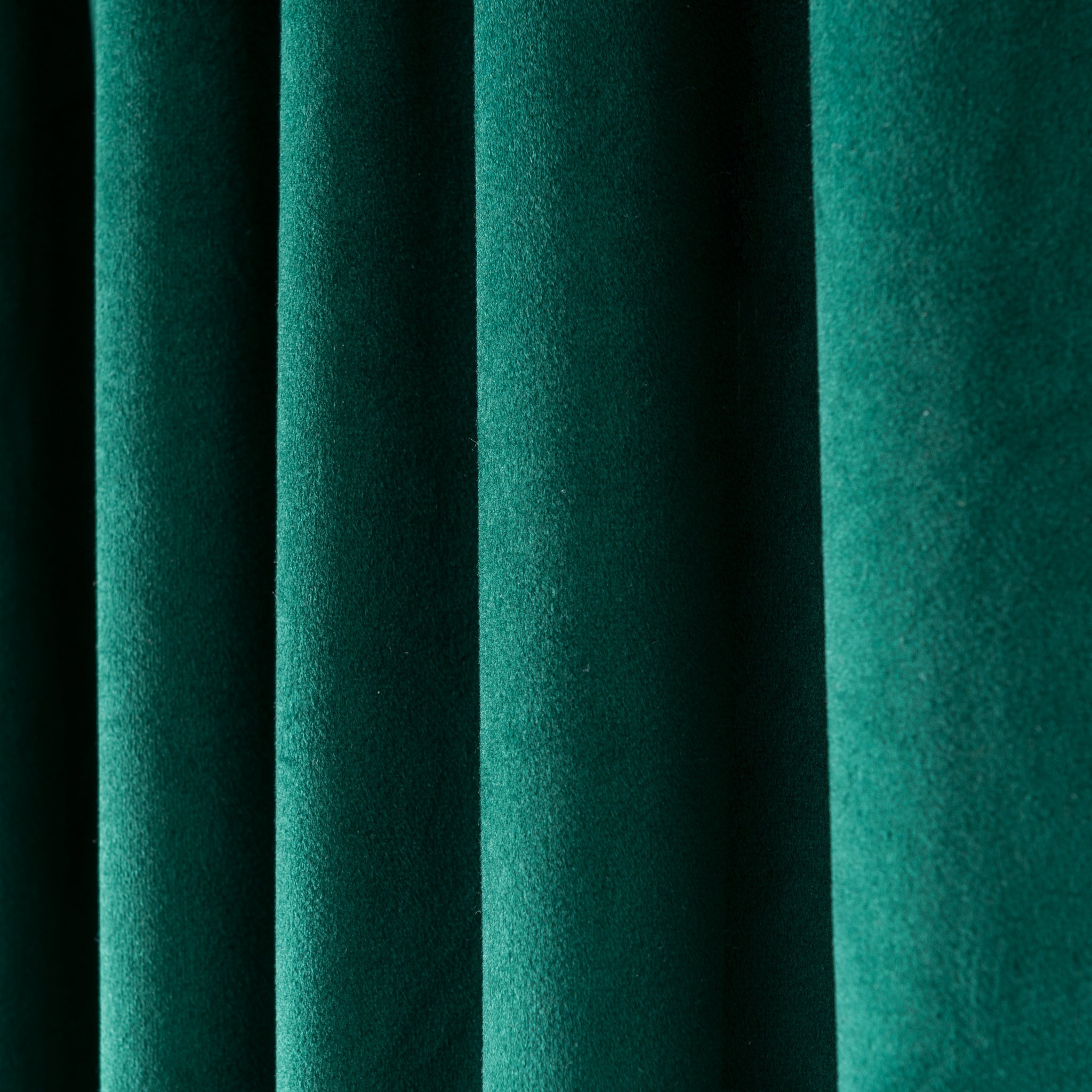 Fern Green Velvet Blackout Pinch Pleat Curtains - Custom