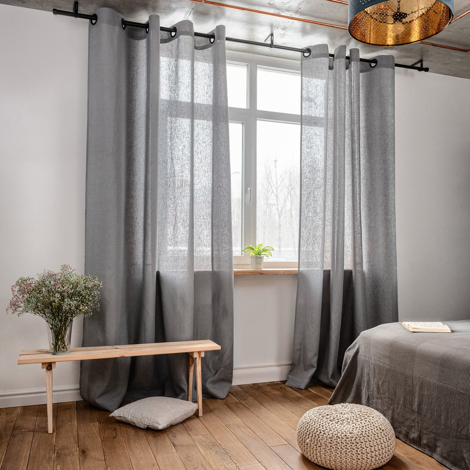 Unlined Linen Curtains - Custom & Redy-Made