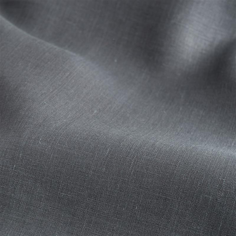 Iron Grey Linen Fabric by the Yard - 100% French Natural - Width 59"