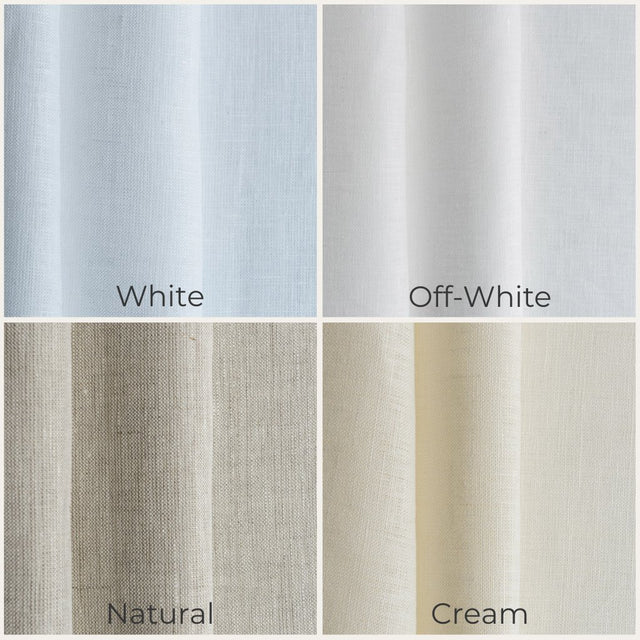 Set of Linen Fabric Samples – 25 Linen Colors & 6 Lining Swatches