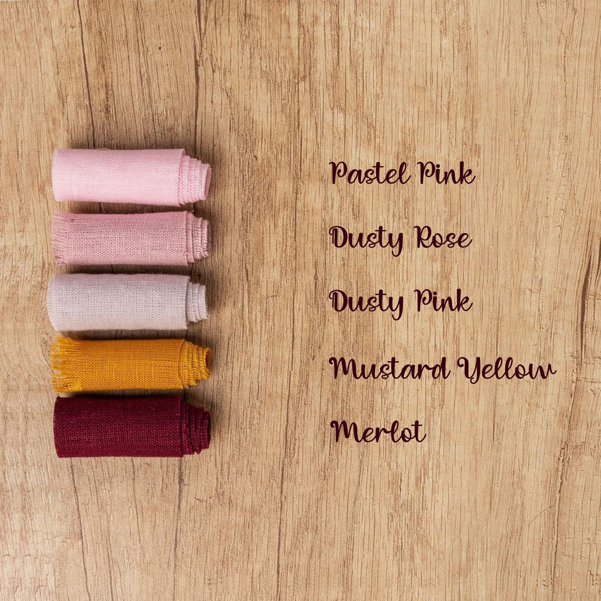 @color:Mustard Yellow,color:Dusty Pink,color:Dusty Rose, color:Pastel Pink, color:Merlo