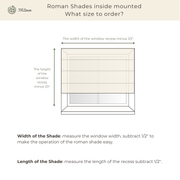 Roman Shades Inside Mounted