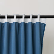 Steel Blue Velvet Blackout Back Tab Curtain - Custom Sizes and Colors Success