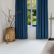 Steel Blue Velvet Blackout Back Tab Curtain - Custom Sizes and Colors Success