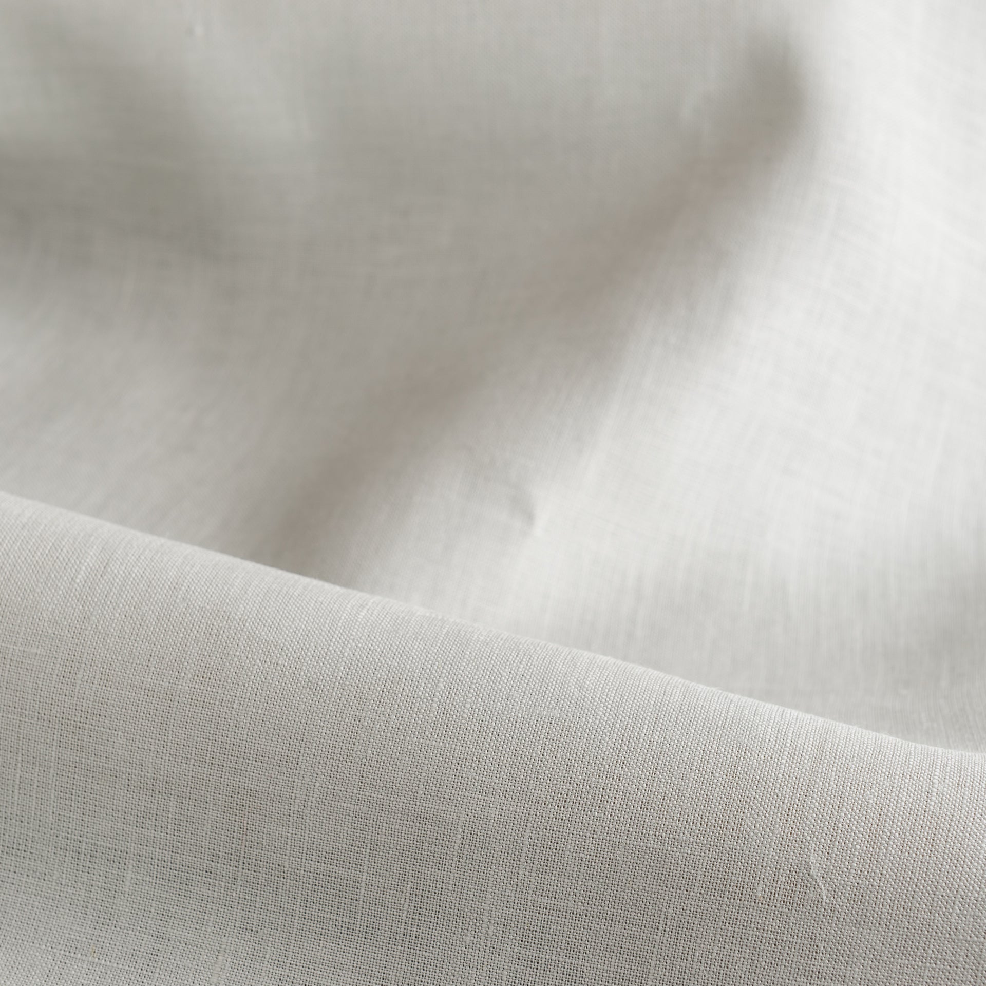 Stone Grey Linen Fabric by the Yard - 100% French Natural - Width 52”- 106”