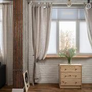 Unlined Natural Color Curtain