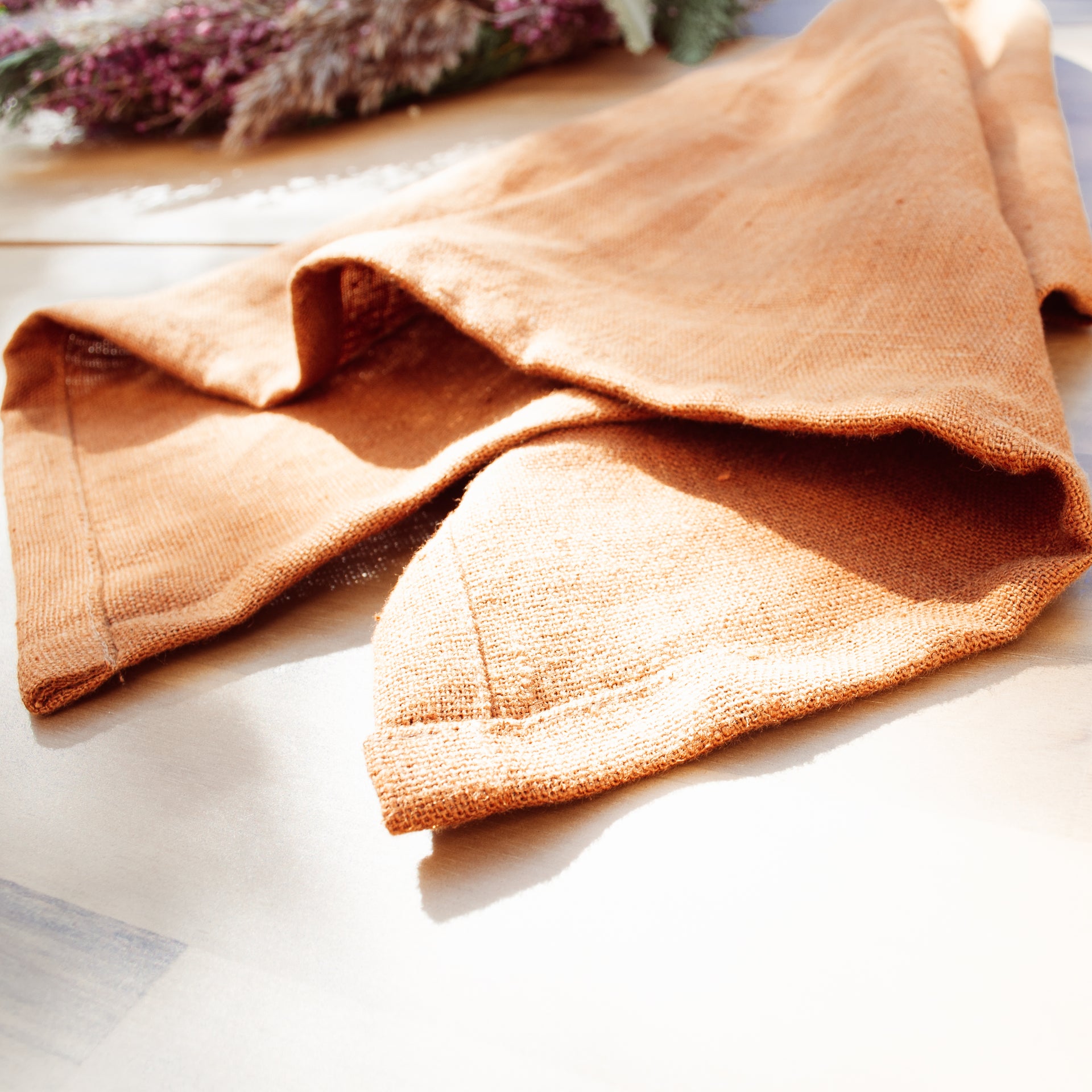 Natural Linen Tea Towels Lara - Linen Tea Towels - LinenMe