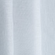 White Linen Sheer Fabric by the Yard - 100% French Natural - Width 52”- 106”