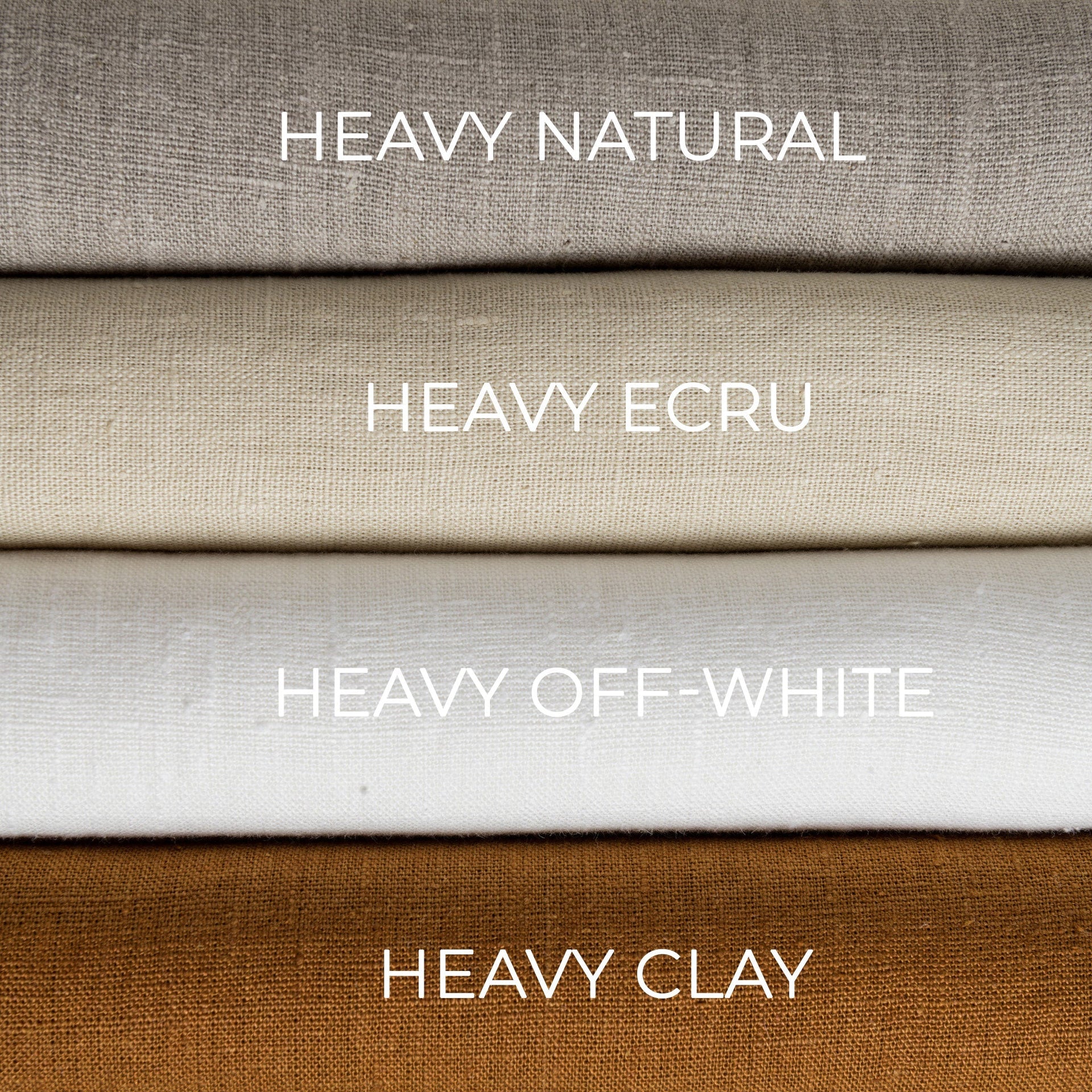 Color: Heavy Weight Natural, Color: Heavy Weight Ecru, Color: Heavy Weight Off-White, Color: Heavy Weight Clay