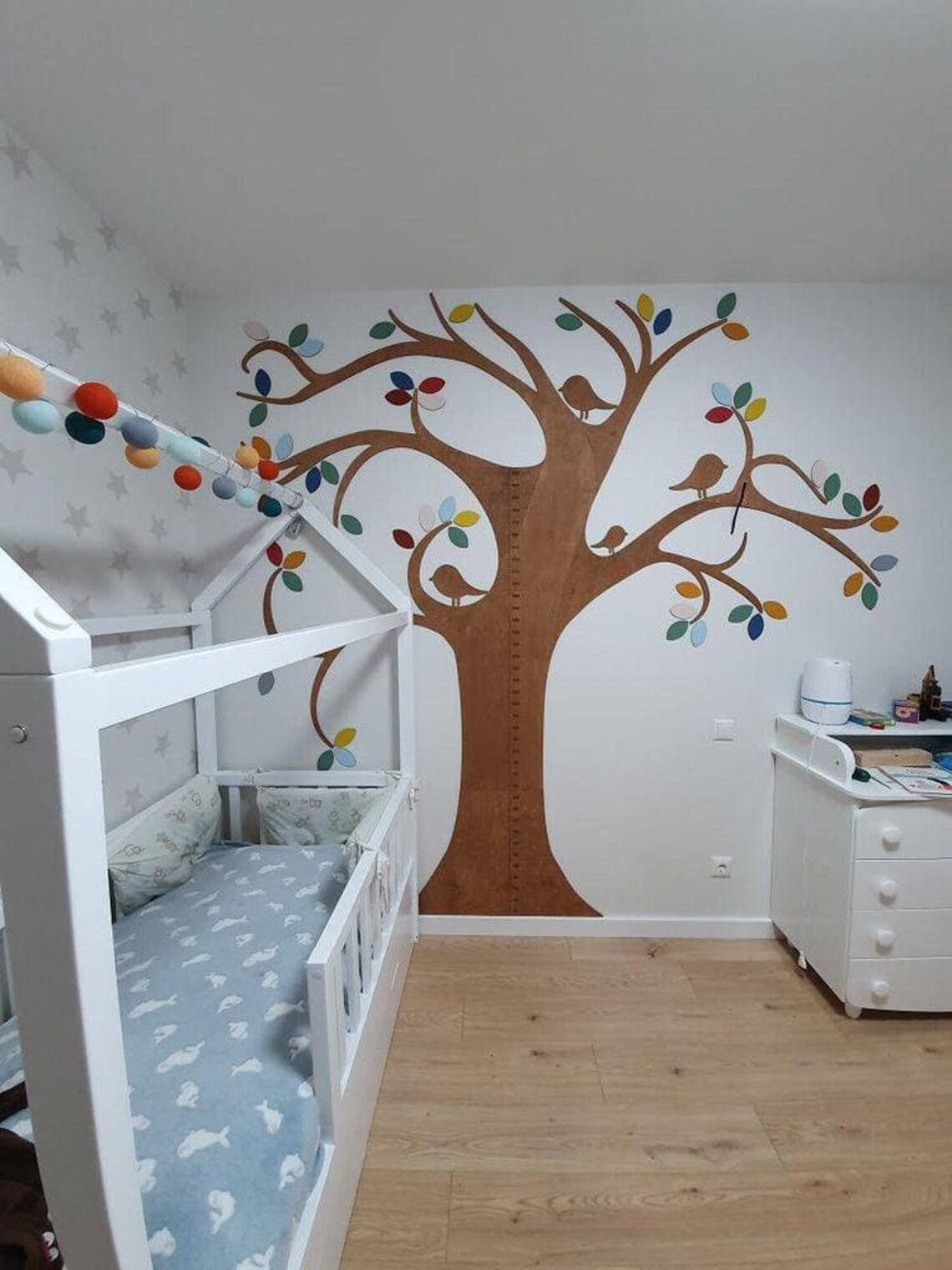Growth Chart Wooden Markers - Big Tree