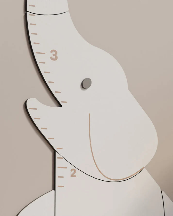 Growth Chart Wooden Markers - Elephant