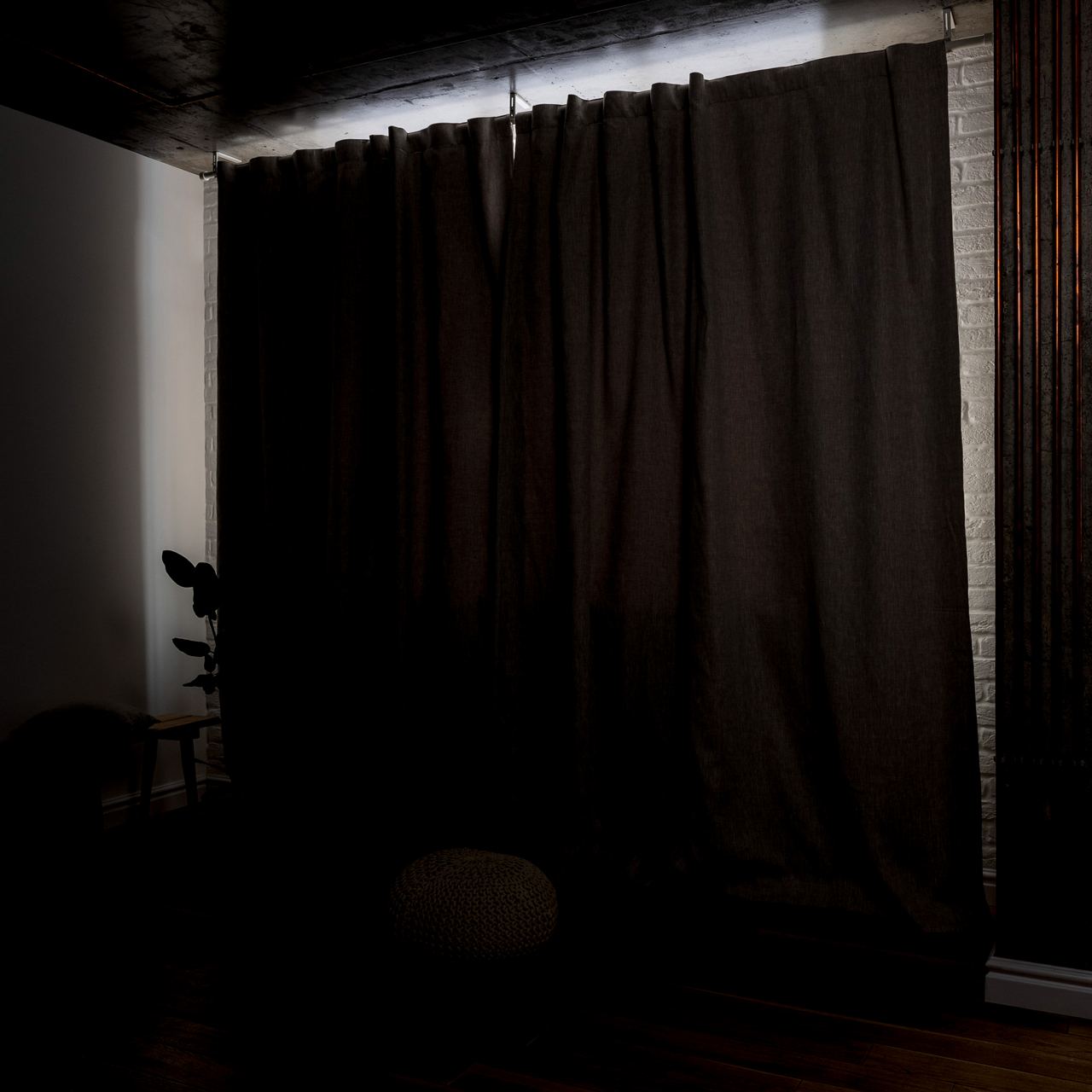 Thermal Linen Curtains, 100% Blackout (All Colours)