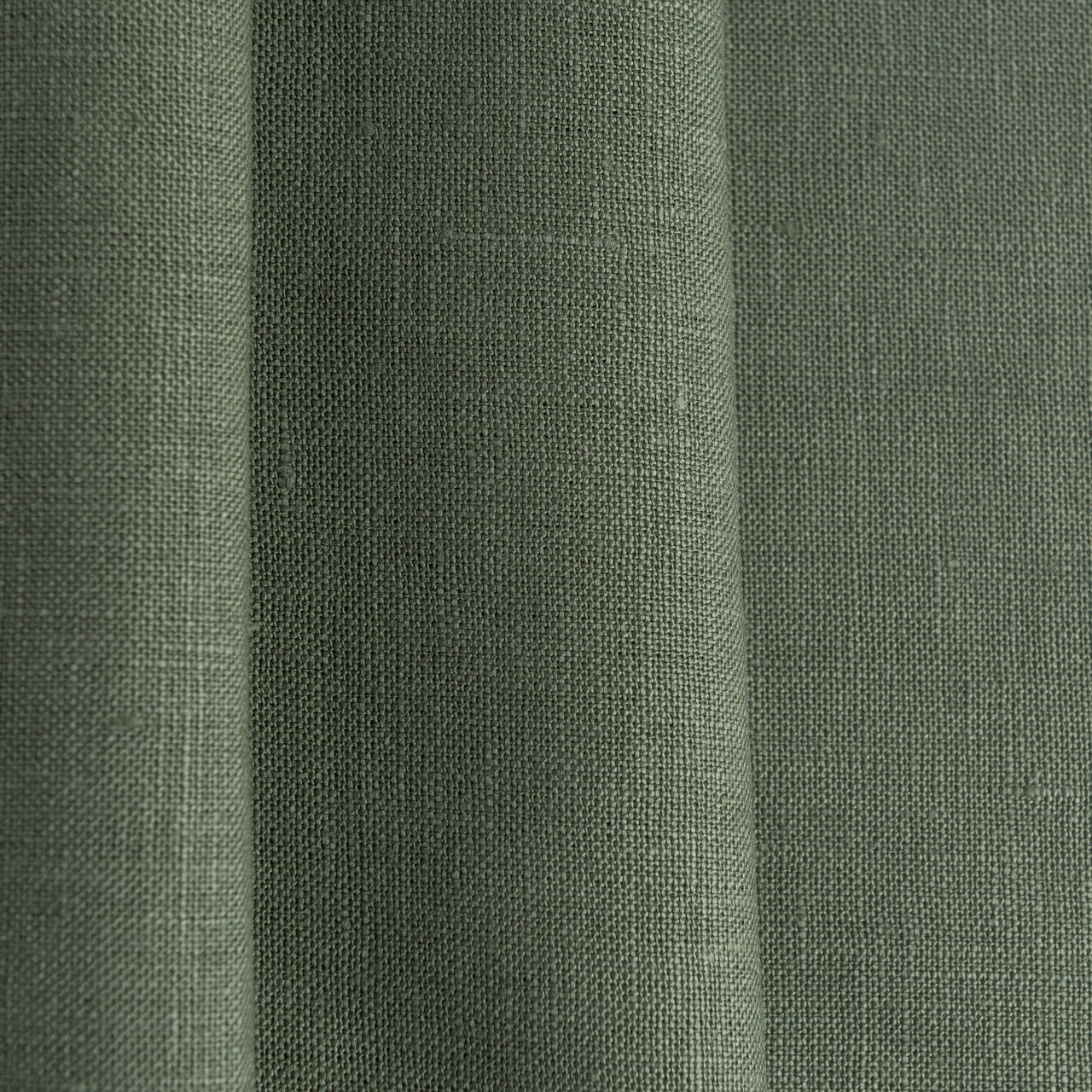Sage Green Tab Top Curtain Panel - Custom Width, Custom Length