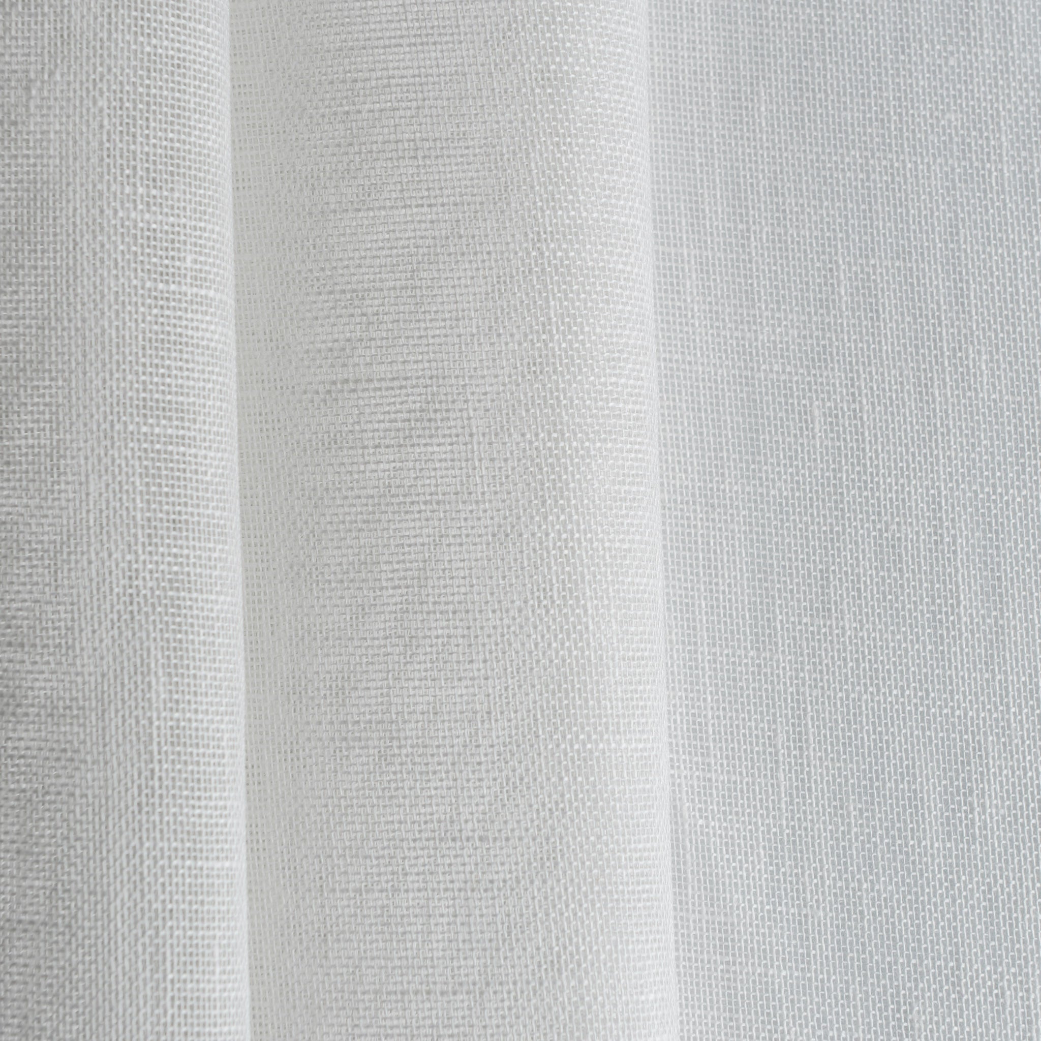 White Linen Sheer Curtains - Back Tabs - Unlined Sheer Curtains- Custom ...