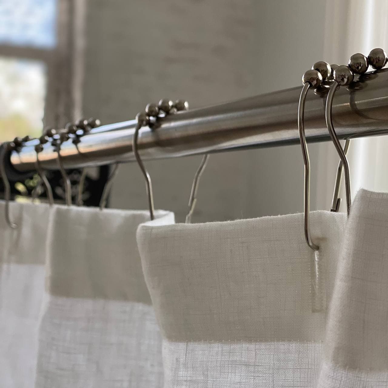 3H Linen Shower Curtain - Thumbnail 3