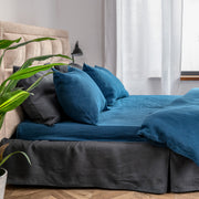 Blue Linen Bedding