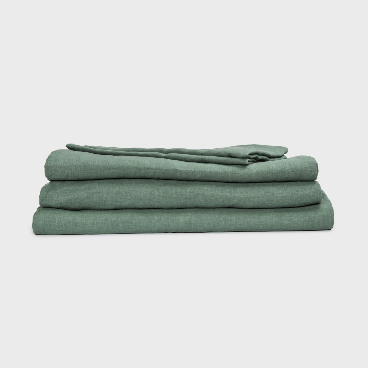 Green Linen Bed Sheets