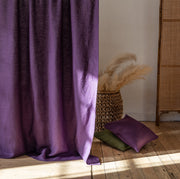Purple Linen Curtain
