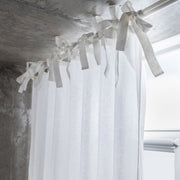Top of Off-White Curtain