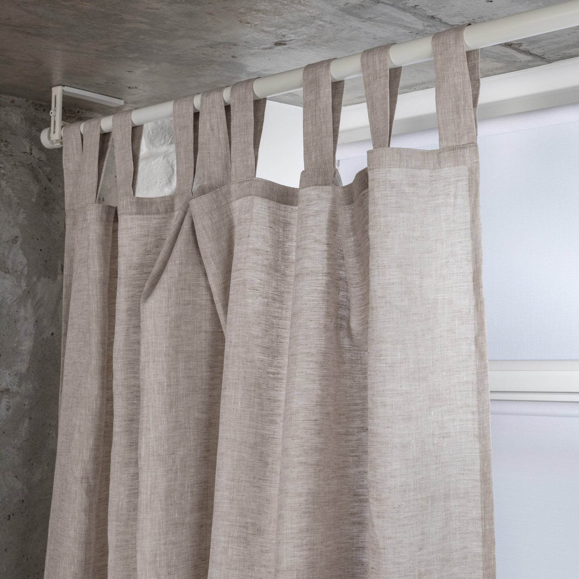 Tab Top Curtain in Natural Color