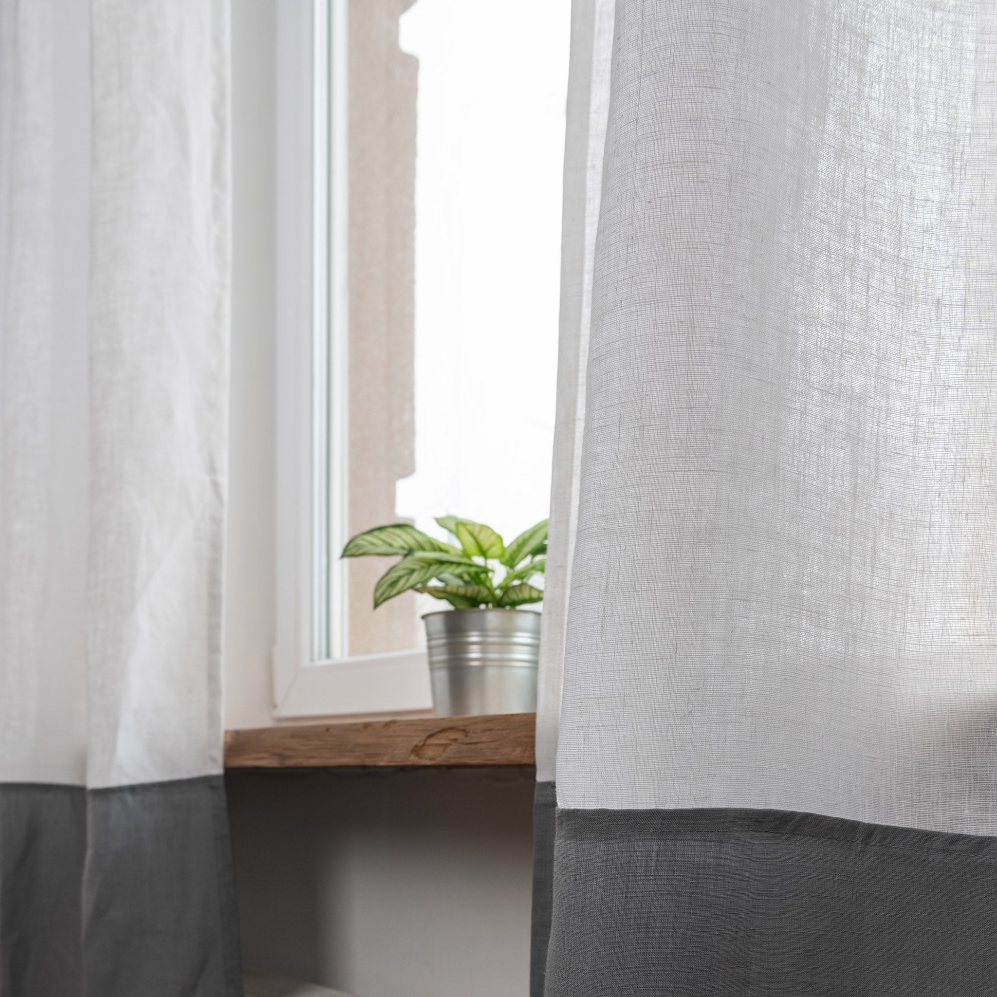 3H Linen Curtain Panel - Thumbnail 3
